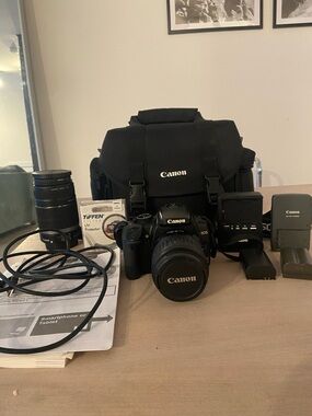 Canon Rebel XTi Camera Kit in Black with Accessories